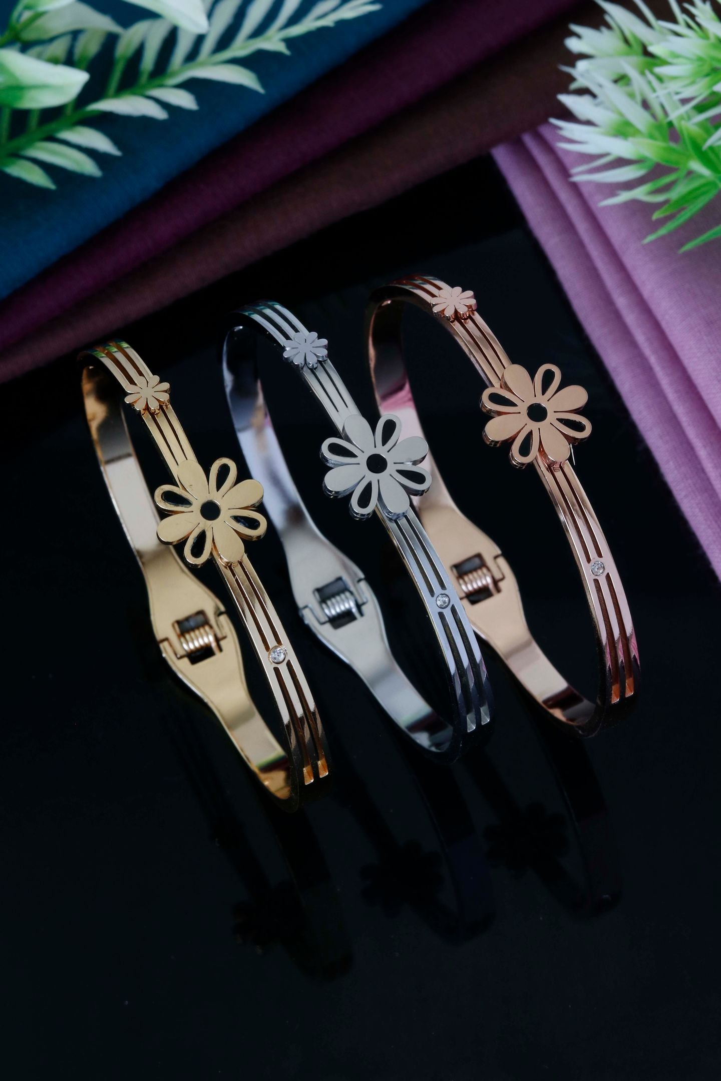 Daisy Bloom Grace Cuff Bracelet