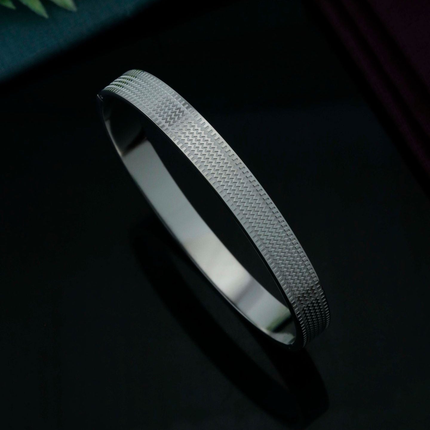 Men’s Silver-Plated Kada