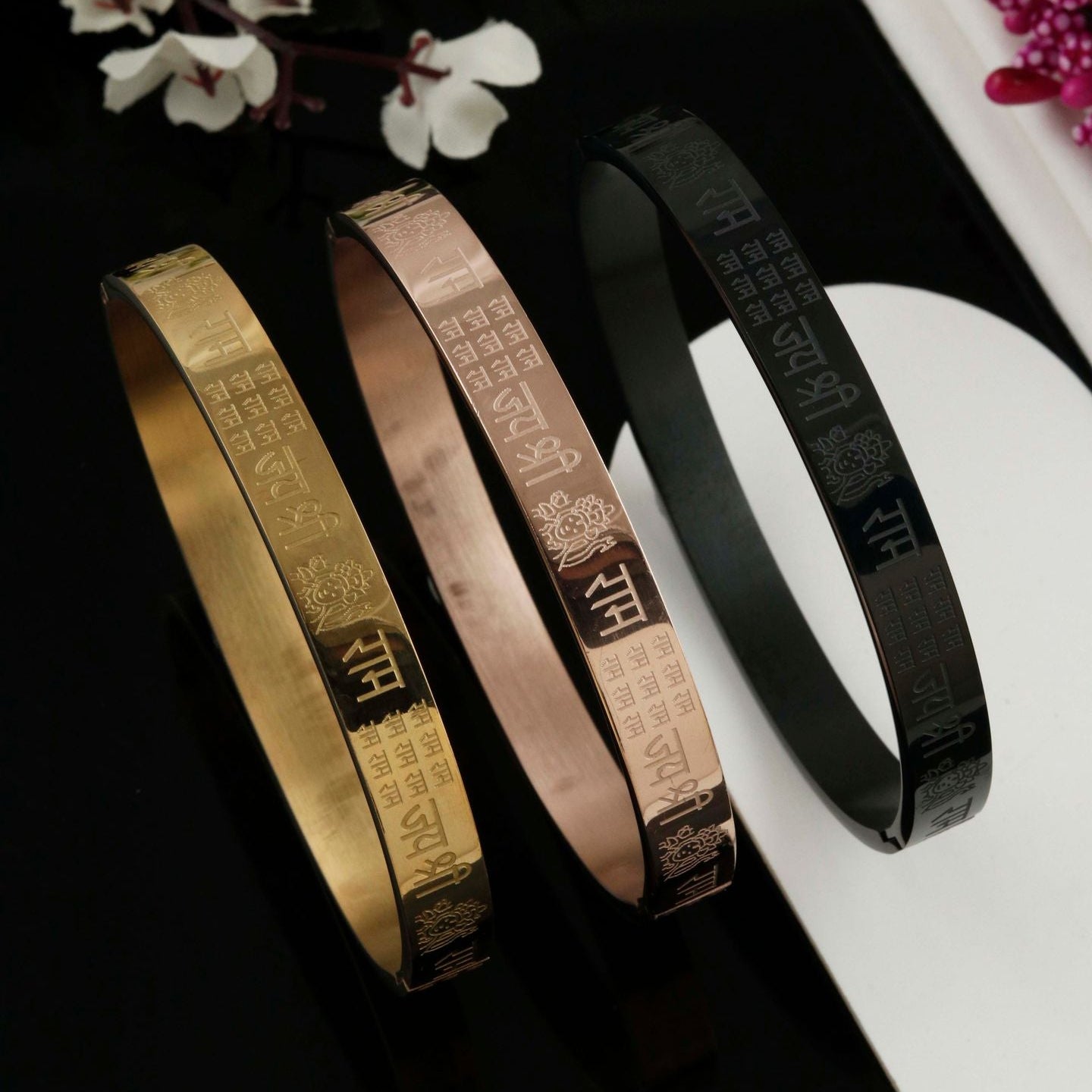 Spiritual Engraved Kada for Men