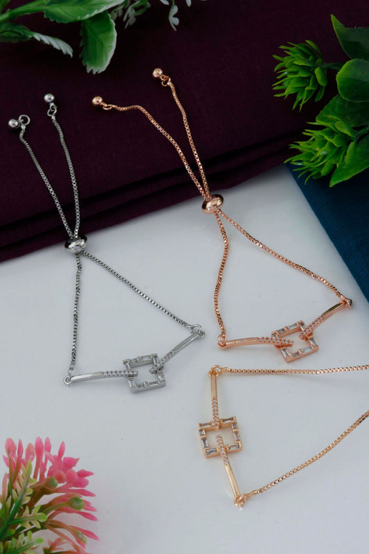 Geometric Spark Adjustable Bracelet