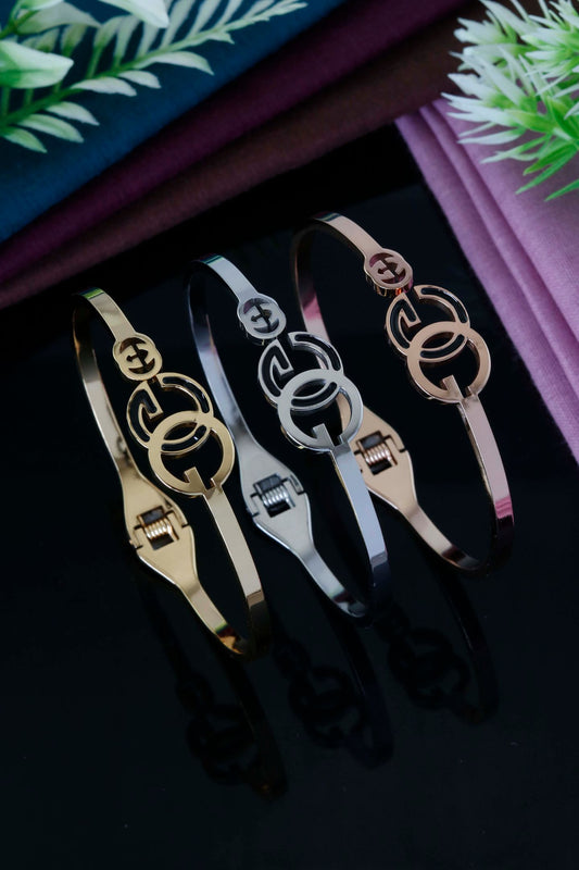 Iconic Circle Luxe Cuff Bracelet