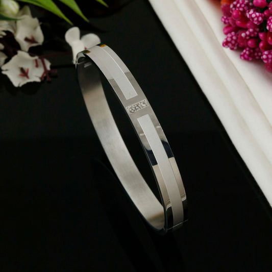 Dual Matte Finish Stainless Steel Kada